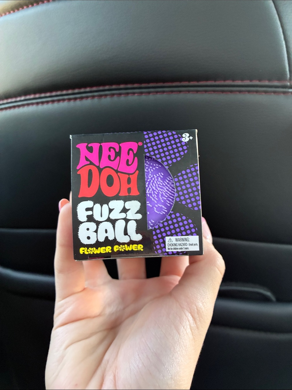 NeeDoh Fuzz Ball - Purple Graphics